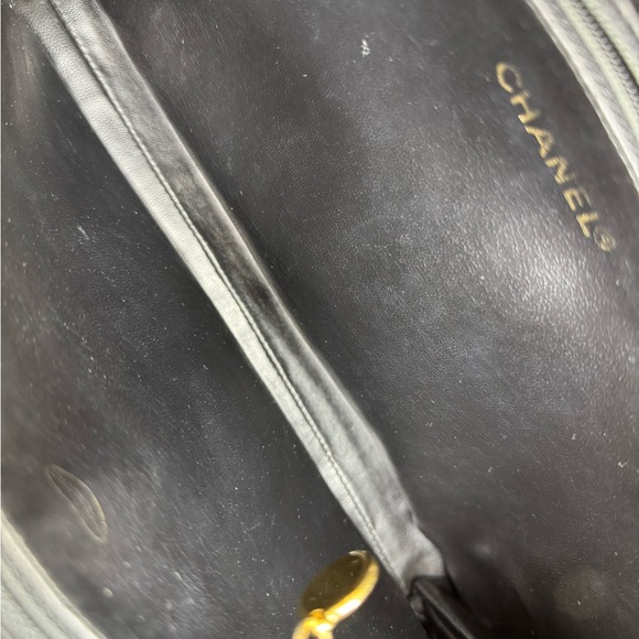 CHANEL Caviar Flap Shoulder Bag Black - Picture 11 of 12